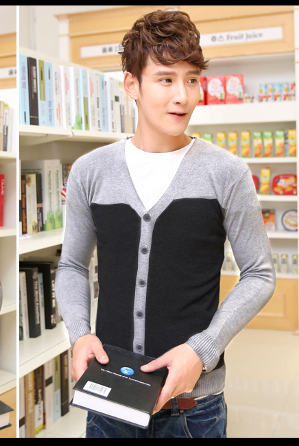 Áo khoác cardigan đen ac081-2 - 1