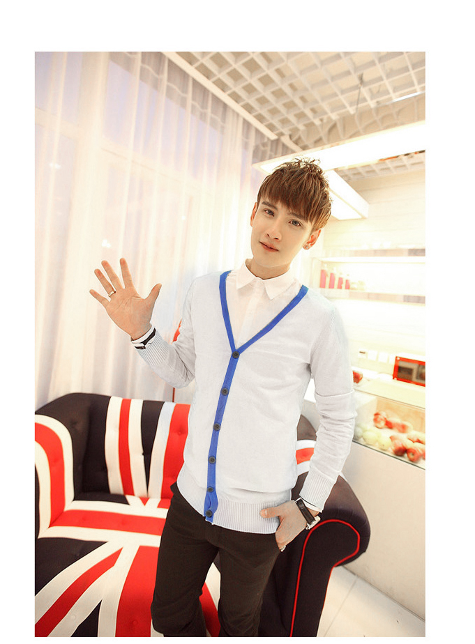 Áo khoác cardigan trắng ac082 - 1