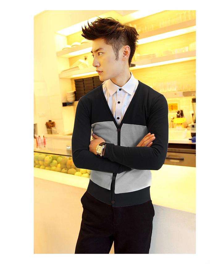 Áo khoác cardigan xám chuột ac081 - 1