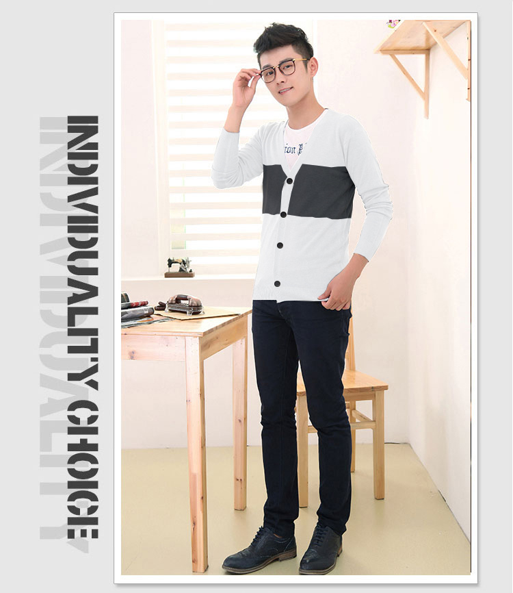 Áo khoác cardigan trắng ac083 - 1