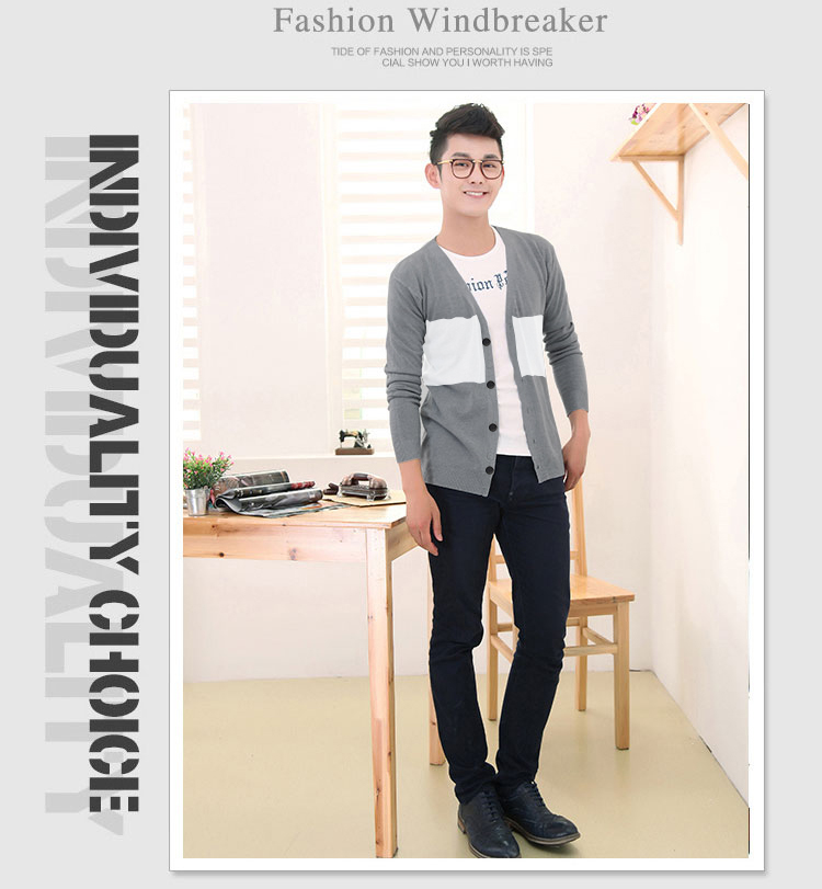 Áo khoác cardigan xám chuột ac083 - 1