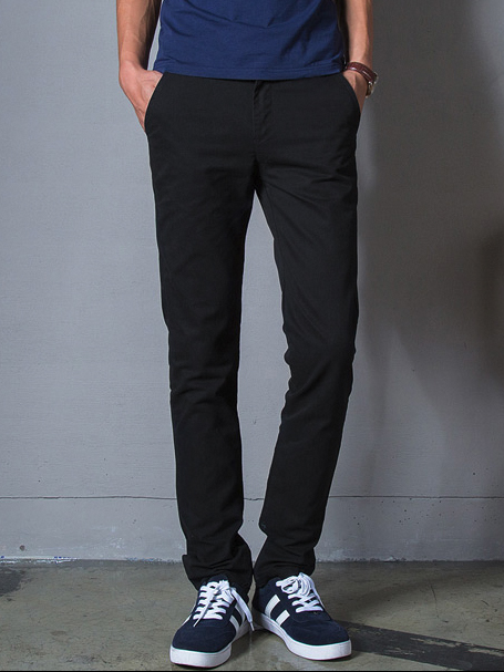 Quần kaki hàn quốc đen qk131 - 1
