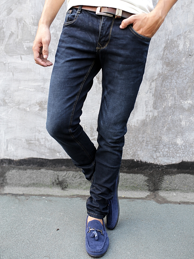Quần jean skinny xanh đen qj1284 - 1