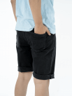 Quần Short Jean Form Regular QS001 Màu Đen