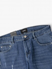 Quần Jeans Slimfit Ripped QJ055 Màu Xanh