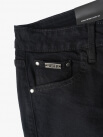 Quần Jeans Slimfit Rách Gối QJ068 Màu Đen