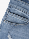 Quần Jeans Regular Mid - Blue Geometric QJ071