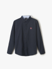 Áo Sơ Mi Oxford Thêu Logo 4M SM085