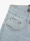 Quần Short Jeans Thêu Wave Form Regular QS043 Màu Xanh Biển