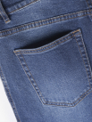 Quần Jeans Xanh Đậm Rã Tam Giác Ở Sườn Form Slimfit QJ091