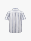 Áo Sơ Mi Linen Sọc Tay Ngắn Form Loose SM148