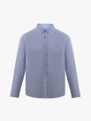 Áo Sơ Mi Oxford Cổ Button-Down Thêu Ngực Form Regular SM149 Màu Xanh Biển Đậm