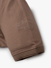 Áo Polo Vải Modal Thêu 4MEN Club Tay Áo Form Slimfit PO138 Màu Nâu Nhạt