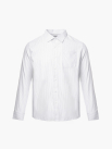 Áo Sơ Mi Sọc Hạn Chế Nhăn Wrinkle X Thêu Chữ M Form Tailored SM177 Sọc Đen