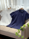 Áo Polo Thêu Bánh Lái 4M Form Slimfit PO156 Màu Xanh Đen