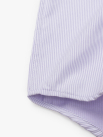 Áo Sơ Mi Sọc Thêu Huy Hiệu M Form Tailored SM180 Sọc Tím