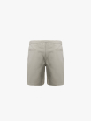 Quần Short Kaki Lưng Thun Gắn Nhãn Trang Trí Form Straight QS067 Màu Xám