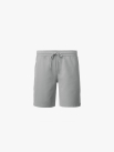 Quần Short Kaki Lưng Thun Gắn Nhãn Trang Trí Form Straight QS067 Màu Xám Nhạt