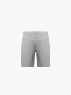 Quần Short Kaki Lưng Thun Gắn Nhãn Trang Trí Form Straight QS067 Màu Xám Nhạt