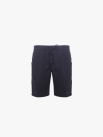 Quần Short Thun Trơn Form Regular QS072 Màu Xanh Đen