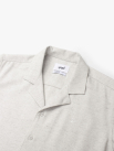 Áo Sơ Mi Linen Xám Thêu Hình Mỏ Neo 4M Form Regular SM186 Màu Xám