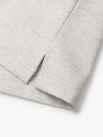 Áo Sơ Mi Linen Xám Thêu Hình Mỏ Neo 4M Form Regular SM186 Màu Xám