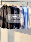 Áo Sơ Mi Trơn Vải Modal Ít Nhăn Form Slimfit SM079 Màu Xám