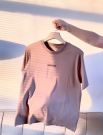 Áo Thun In Cao Leisure Form Slimfit AT158 Màu Nâu Nhạt