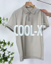 Áo Polo Cool-X Thêu Logo Tròn 4M Form Regular PO167 Màu Be