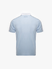 Áo Polo Thể Thao Phối In Logo 4MEN Club Sau Lưng Form Regular PO169 Màu Xanh Biển
