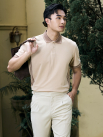 Áo Polo Cá Sấu In 2 Bên Sườn Form Regular PO175 Màu Be