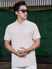 Áo Polo Cool-X Thêu Logo Tròn 4M Form Regular PO167 Màu Be