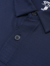 Áo Polo Thể Thao In Logo 4M Tròn Form Regular PO171 Màu Xanh Đen