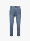 Quần Jean Diễu Túi Sau Form Slimfit QJ117 Màu Xanh Biển Nhạt