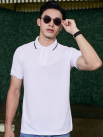 Áo Polo Cool-X Trơn Form Slimfit PO166 Màu Trắng