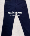 Quần Jean Diễu Túi Sau Form Slimfit QJ117 Màu Đen