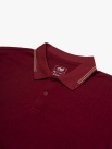 Áo Polo Dệt Kim Gân Nổi Form Regular PO176 Màu Đỏ Đô