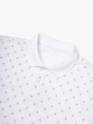 Aó Polo In Pattern Ngựa Form Regular PO180 Màu Trắng