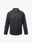 Áo Sơ Mi Sọc Form Slimfit SM172 Sọc Đen