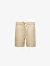 Quần Short Linen Trơn Form Straight QS085 Màu Be