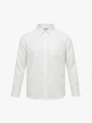 Áo Sơ Mi Linen Thêu Logo Cánh Buồm Phía Sau Form Relaxed SM208 Màu Trắng