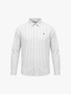 Áo Sơ Mi Oxford Sọc Cổ Button-Down Form Regular SM207 Sọc Trắng