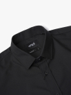 Áo Sơ Mi Trơn Form Slimfit SM205 Màu Đen