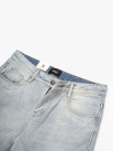 Quần Jean Phối Dây Sọc 2 Bên Sườn Form Straight Xanh Nhạt QJ129 Màu Xanh