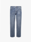 Quần Jean Phối Dây Sọc 2 Bên Sườn Form Straight Xanh QJ130 Màu Xanh