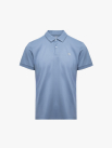 Áo Polo Thể Thao In Logo 4M Tròn Form Regular PO171 Màu Xám Xanh