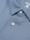 Áo Polo Thể Thao In Logo 4M Tròn Form Regular PO171 Màu Xám Xanh