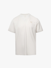 Áo Thun Rayon Cổ V Thêu Chữ Beyond Daily Form Regular AT195 Màu Be