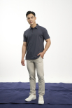 Áo Polo Cool-X In Viền Bo Cổ Form Slimfit PO186 Xanh Đen