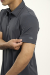 Áo Polo Cool-X In Viền Bo Cổ Form Slimfit PO186 Xanh Đen